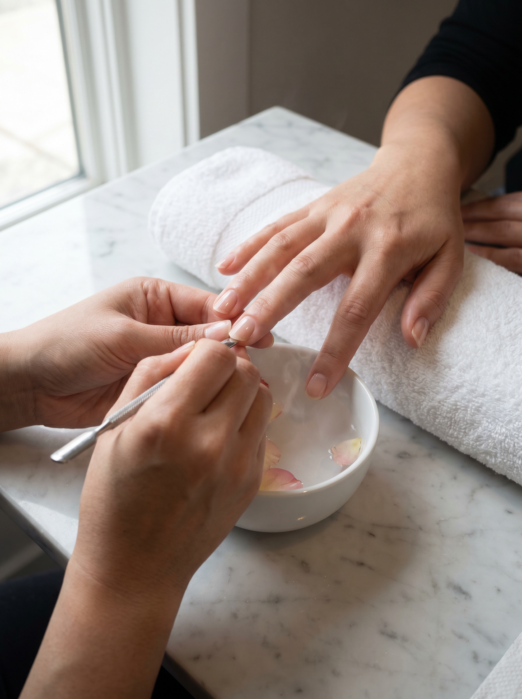Klassische Maniküre mit Cuticle-Pflege